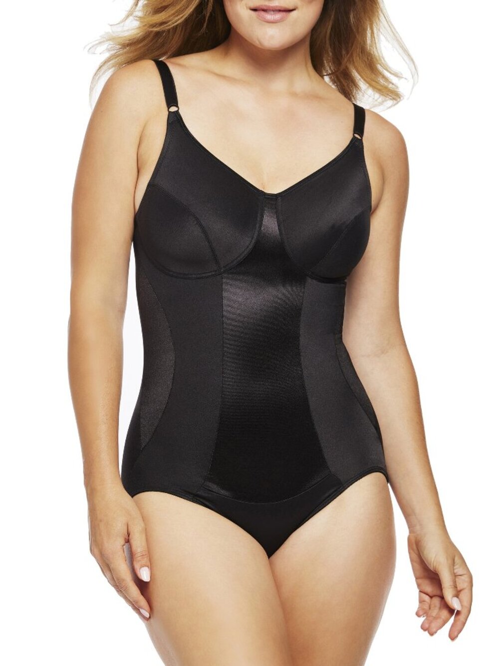 Cupid Intimates Extra Firm Underwire Shaping Bodysuit - Beige